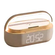 Digital Alarm Clock Radio with Bluetooth Speaker,15W , Dual Speaker7197