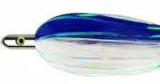 Fishing Lure Ilander Style 9" Trolling Tuna Wahoo Marlin Mahi Iland Blue White