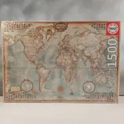 Educa Map of the World with Flags 1500 pc Jigsaw Puzzle