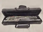 MORESKY 17 Holes Bakelite Flute Nickel-Plated E key MFL-901 Silver with Case