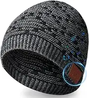 [Generic] Beanie Man's - Women Boys Girls Teenagers Children Teenager's V5.0 Winter Unique Cool Gadget Ideas with Headphones and Speakers One Size