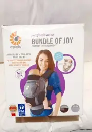 Ergobaby Performance Bundle of Joy Baby Carrier and Infant Insert