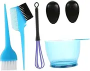 Complete Hair Dyeing Kit 5pc Set of Hair Coloring Tools Including Bowl Whisk Brush for Home Use