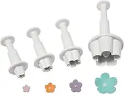 PME Plunger Cutters, Flower Blossom, 4-Pack (Two Pack)