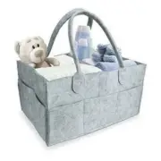 Baby Diaper Nappy Mummy Changing Bag Caddy Organizer Felt Storage Carrier Bag