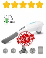 RENPHO Rechargeable Hand Held Deep Tissue Massager for Muscles Neck Shoulder AUS