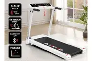 BLACK LORD Treadmill Electric Home Gym Exercise Foldable Run Machine White