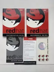 Red Hat Linux 7.1 Reference and Customization Guide w/ Stickers Lot 2 books