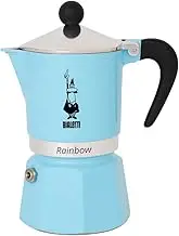 BialettiRAINBOWCoffee Maker, 3 CUP, Light Blue, CM973