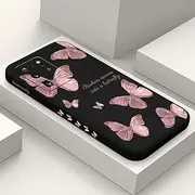 [LEECG] Flower Pattern Phone Cover Soft Silicone for Samsung S20 Ultra Case, Microfiber Lining Side Creative Design for Samsung Galaxy S20 Ultra Case-Butterfly Black