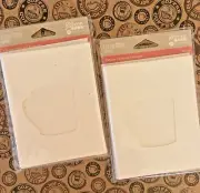 Jillibean Soup Cocoa Mug Shaker Cards +Envelopes Shape Shakers Card Making Lot