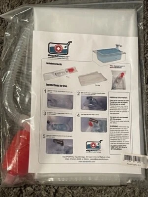 AquaPod Kit 2.0 Emergency Water Storage 65 gal Drinking Water Home BPA Free