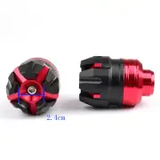 Red Slider Protector CNC BB Crash Axle Anti Fork Wheel Front Motocycle Universal