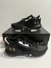 Under Armour UA Lockdown 6 Basketball Shoes Black Gold Mens Sz 10.5 3025616-003