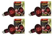 Exo Terra (PT2144-4pack) Exo Terra Heat-Glo Infrared Spot Lamp,