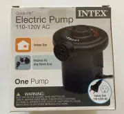 Intex 66619E Portable Quick-Fill Electric Air Pump w/ Box Free Shipping!