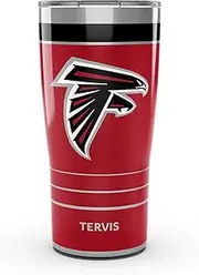 Tervis Traveler NFL Atlanta Falcons - MVP Triple Walled Insulated Tumbler Travel Cup Keeps Drinks Cold & Hot, 20oz, Stainless Steel