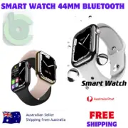 Smart Watch 44mm Bluetooth for IOS and Android White with 2 straps