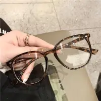 在飛比找蝦皮購物優惠-韓國復古豹紋平光眼鏡框