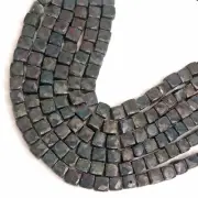 Natural Hametite Beads 8 Inch Strand 7-8 MM Beads Faceted Cube Gemstone Beads