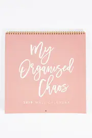 My Organised Chaos Wall Calendar 2019--WRI-CALEND2019