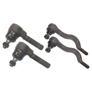 4 Trupro Outer Inner Tie Rod for MITSUBISHI TRITON 2WD MK K65 K67 2.4 2.8 96-05