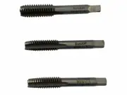 3 Piece Tap Set 1/2”-12 TPI BSW Taps Threading Thread Cutting Cleaning Threads