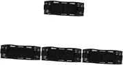 Healeved 4pcs Protection Belt Training Belt Gym Waist Support Belt Toning Belt Electric Jumpsuits Wind Air Instant Garbage Bucket Part Back Support Training Supply Cotton Black