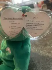 TY Beanie Baby Erin The Bear *RARE 1997* TAG ERRORS Mint Condition