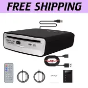 Multi-Compatible Car CD Player with Extra USB Cable - Portable & Shockproof