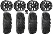 Valor V13 Beadlock 15"Wheels Bk 37"RC500S Sticky Tires UForce U10 Pro/U10 XL Pro