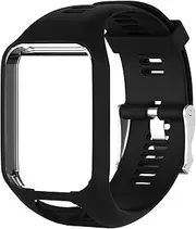 LICHIFIT TPE Wrist Band Strap for Tomtom Adventurer Golfer 2 Runner 2/3 Spark/Spark 3 GPS Sport Watch
