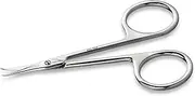 Nail Tech Nghia KD.707 Professional Cuticle Scissors with Hooks, Stainless Steel, Premium Manicure Scissors, Comfort and Efficiency, Fine Cuticle Scissors