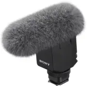SONY Camera Microphone Shotgun Microphone with Windscreen ECM-B10 NEW