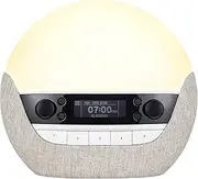 Lumie Bodyclock Luxe 700FM Light Alarm Clock, FM Radio, Bluetooth Speaker & Low Blue Light for Bedtime
