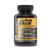 New Alpha Brain Memory & Focus Daily Cognitive Support 60 CAPSULES Exp 04/2026+
