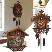 Classic Vintage Wood Cuckoo Wall Clock Vintage Wooden Clock Home Decor