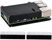 GeeekPi Heatsink Case for Raspberry Pi 5, Pi 5 Aluminum Alloy Armor Case, Pi 5 Passive Cooling Case for Raspberry Pi 5 4GB/8GB (Raspberry Pi NOT Included)