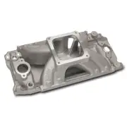Edelbrock Intake Manifold Super Victor CNC Single Plane Aluminium Rectangular Po