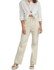 [Belle & Bloom] Obsessed Straight Leg Pant in Ivory