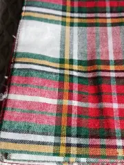 Christmas Holiday Style Plaid Table Runner 13" x 68" Red Green White Home Decor