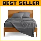 1800 Thread Count Ultra-Soft Microfiber Split Head Flex King Bedding Set - Grey