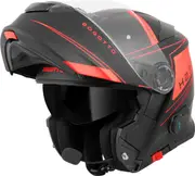 Bogotto H271 Taog Bluetooth Helmet, black-orange, Size S for Men Black Orange