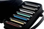 EASTTOP Harmonica Set 7Pack Key of A Bb C D E F G Diatonic Harmonica Set Gift US