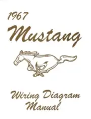 MUSTANG 1967 Wiring Diagram Manual 67