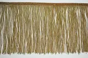 6" Black,Brown Taupe, Dance Costume Supply Rayon Looped Chainette Fringe Trim