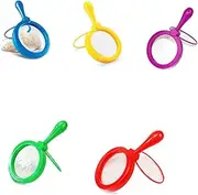BESTYASH 5Pcs Magnifying High Definition Handheld Magnifier for Science Experiments Multicolor for Observation and Learning