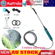 USB Rechargeable Electric Sprayer 3 meters Pipe Garden Lawn Watering Spray Gun