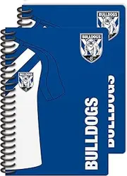 Canterbury Bulldogs NRL Rugby League Set of 2 Notebooks A5