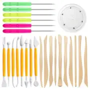 25 Pcs/Set Fondant Modeling Tools Professional Fondant Clay Sculpting Tools
